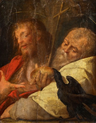 John the Baptist and John the Evangelist by Unbekannter Künstler
