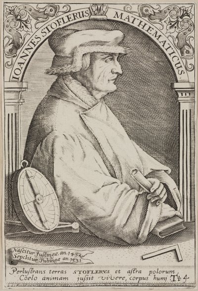Johannes Stoeffler, German astrologer by Unbekannter Künstler