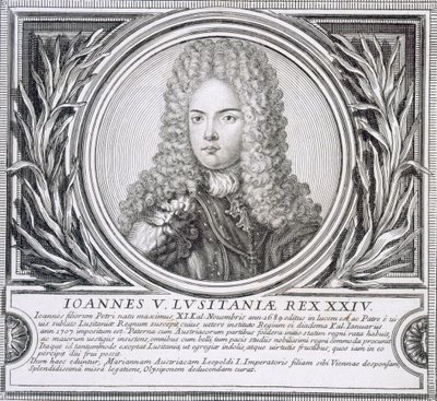 John V of Portugal by Unbekannt