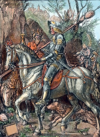 Knight, Death and Devil by Unbekannter Künstler