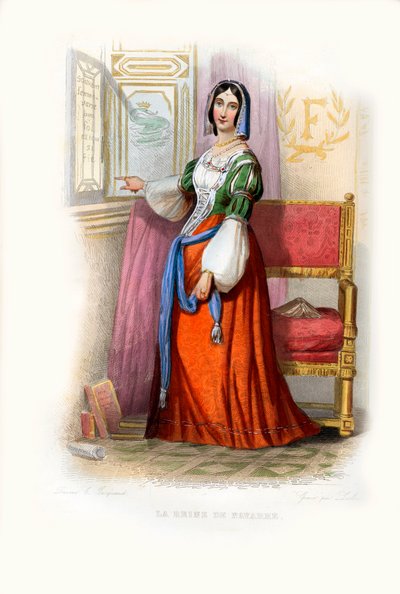 The Queen of Navarre by Unbekannter Künstler