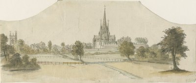 Lichfield Cathedral - East View by Unbekannt