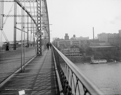 Little Rock, from the Free Bridge by Unbekannter Künstler