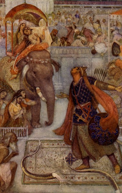 Lord Rama Breaking Shiva