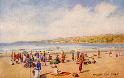 Malabar Point, Bombay, India by Unbekannter Künstler