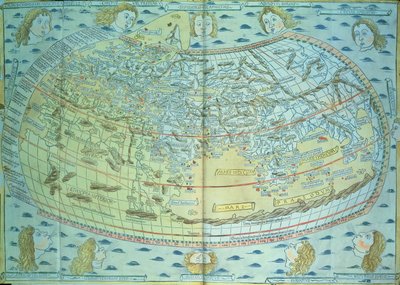 Map of the world by Unbekannter Künstler