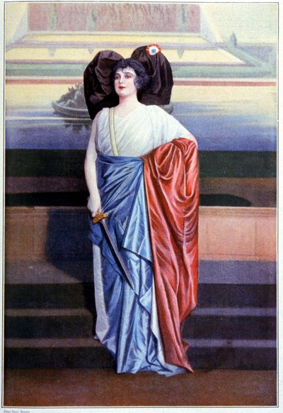 Marthe Anthelmine Chenal Singing Marseillaise by Unbekannter Künstler