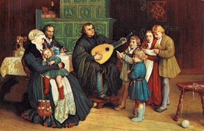 Martin Luther with His by Unbekannter Künstler