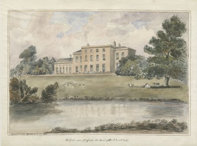 Milford House: watercolour painting, 1848 by Unbekannt