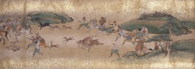 Monkeys Hunting by Unbekannter Künstler