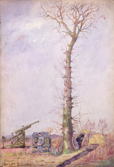 Mounting a 15 Millimeter Cannon by Unbekannter Künstler