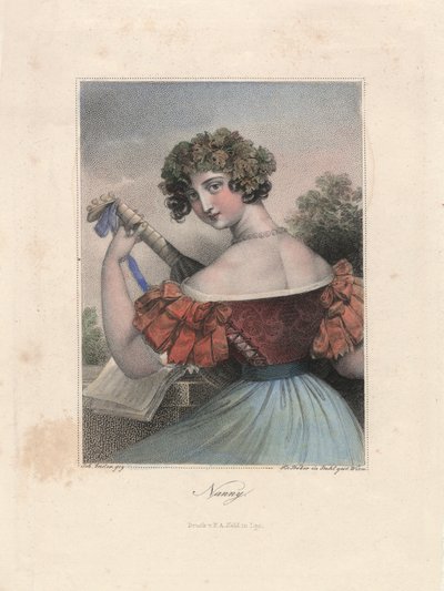 Nanny, Leipzig, c.1840 by Unbekannter Künstler