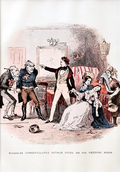 Nicholas Nickleby by C. Dickens - Illustration by Unbekannt