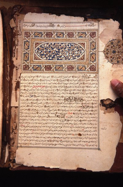 Old Koranic manuscripts, Chinguetti, Mauritania by Unbekannt