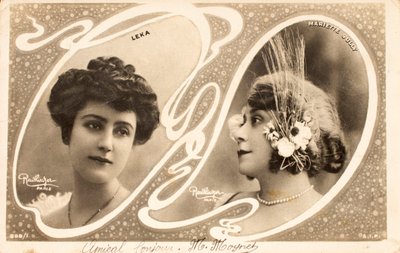 Old postcard/Mariette Sully (1874-1940)/Actress by William M. Timlin