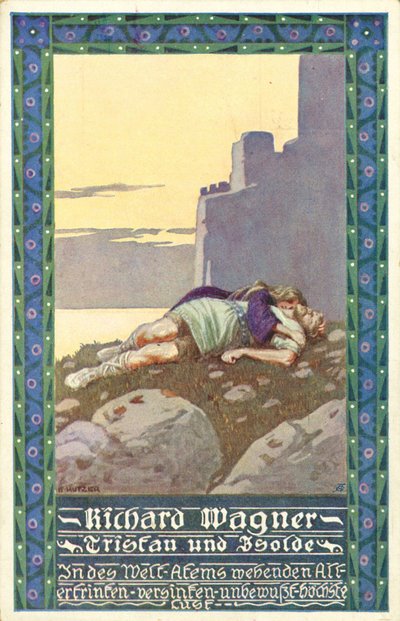 Opera Tristan and Isolde by Wagner by Unbekannter Künstler