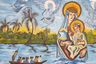 Our Lady of Togo Fresco by Unbekannt