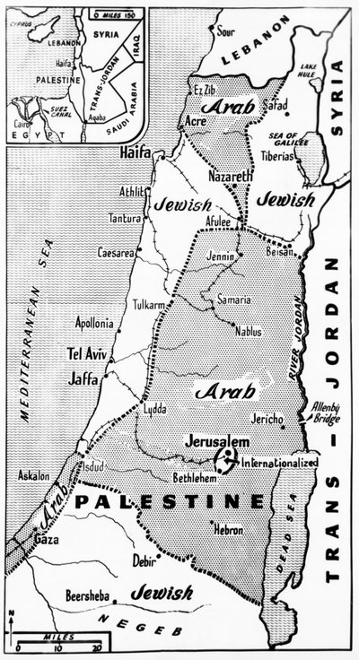 Palestine State Proposal by Unbekannt