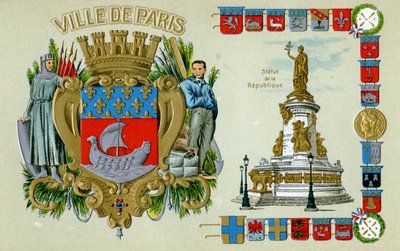 Paris Postcard by Unbekannter Künstler