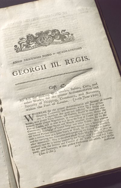Parliamentary act by Unbekannt