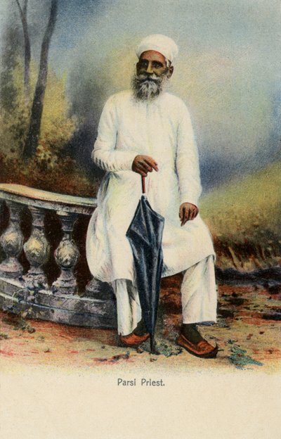 Parsi Priest, British India by Unbekannter Künstler