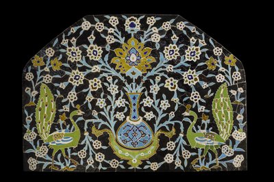 Peacock panel. Iran, Isfahan (?) by William M. Timlin