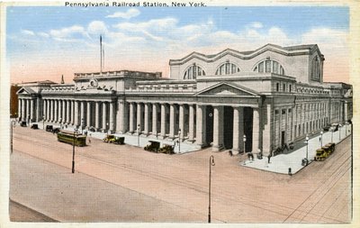 Pennsylvania Railroad Station, New York by Unbekannter Künstler