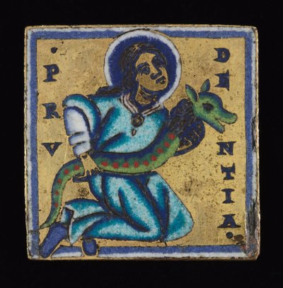 Plaque: Prudentia by Unbekannt
