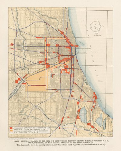 Plate LXXIII from Plan of Chicago by Unbekannt