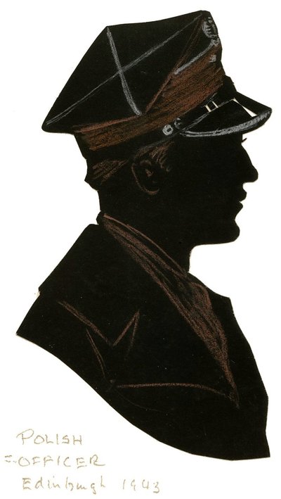 Polish officer, Edinburgh, Second World War by Unbekannt