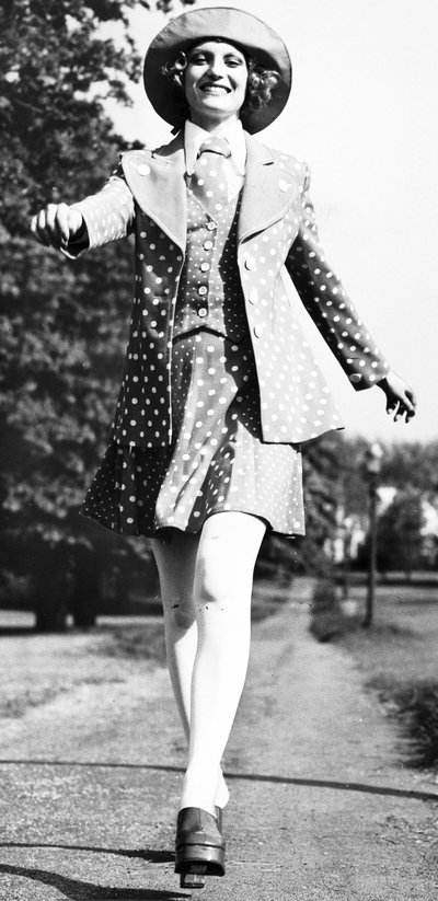 Polka Dot Minidress, May 1972 by Unbekannt