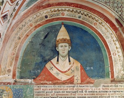 Pope Innocent III (1160-1216) by Unbekannt
