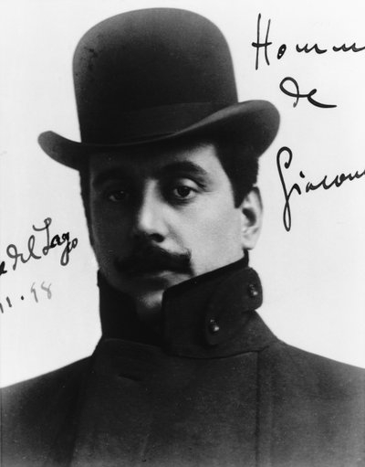 Portrait of Giacomo Puccini by Unbekannt