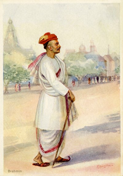 Portrait of a Brahmin by Unbekannter Künstler