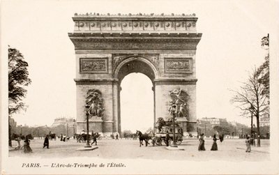 Postcard/Arc de Triomphe de l