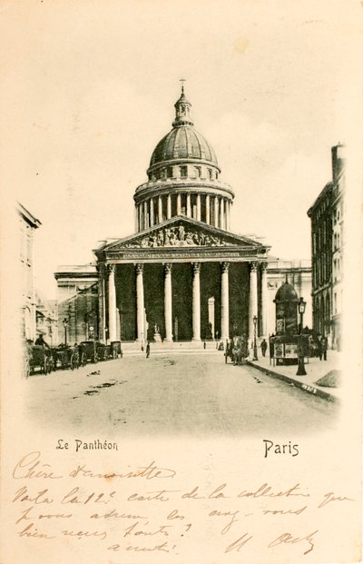 Postcard/Pantheon/Paris/Seine/Ile de France/France by William M. Timlin