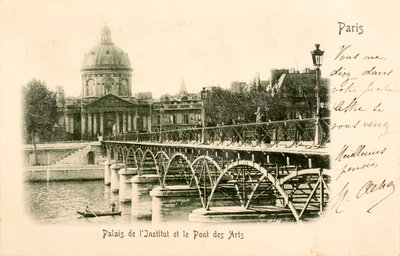 The Institute, Pont des Arts, Paris, France by William M. Timlin
