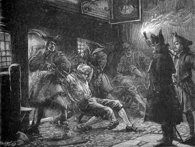 Press-gang at Work by Unbekannter Künstler
