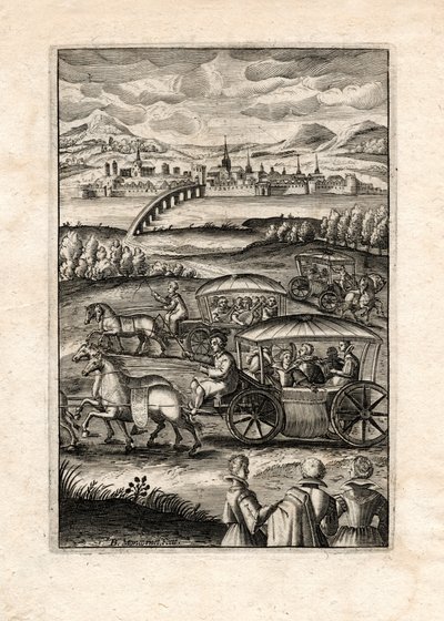 Procession with Lutenists, Paris, c.1650 by Unbekannter Künstler