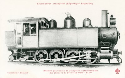 Railway Carriage of Argentina by Unbekannter Künstler