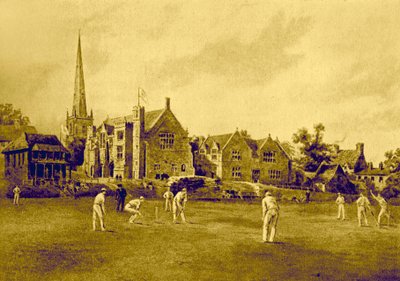 Repton School from the Cricket Field by Unbekannter Künstler