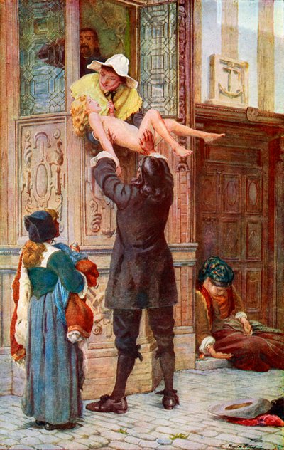 Rescued from the Plague, London by Unbekannter Künstler