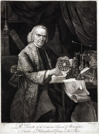 Richard Lovett, British physicist, c 1750-1780 by Unbekannt