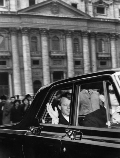 Robert Kennedy. Rome. 1966 by Unbekannt