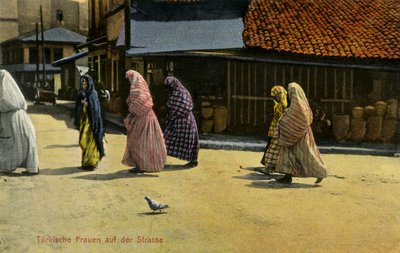 Sarajevo - veiled Turkish women by Unbekannter Künstler