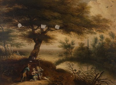 Shepherd Idyll by Unbekannter Künstler
