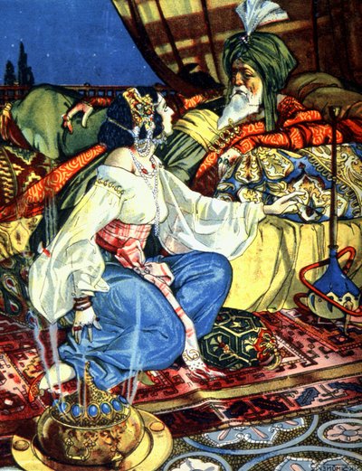 Scheherazade and the Caliph by Unbekannter Künstler