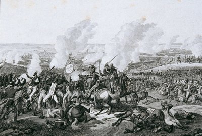 Battle of Leipzig by Unbekannter Künstler