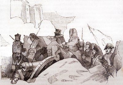 Siege of Roses, Peninsular War by Unbekannter Künstler