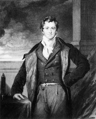 Sir Humphry Davy, English chemist, c 1820 by Unbekannt